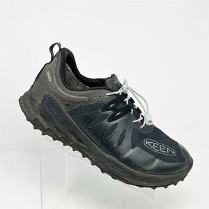 KEEN Zionic Waterproof Men's Hiking Trail Shoes Black Gray Size 13 Low Top